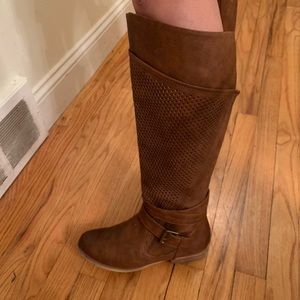 Tall tan boots